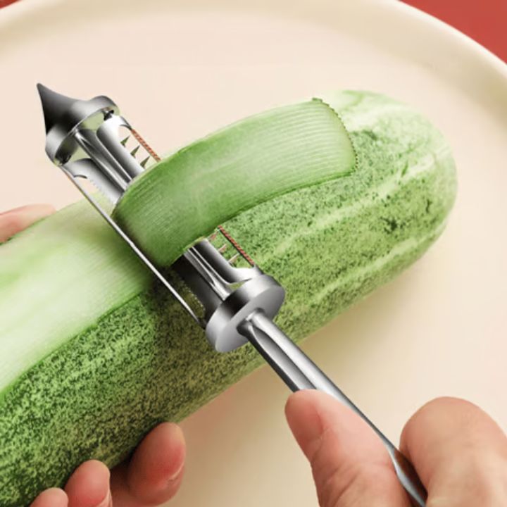 Lisslune | 3-in-1 stainless steel vegetable peeler