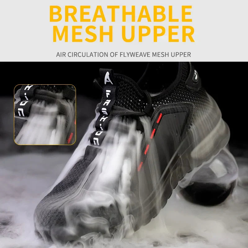 Lisslune | Ultralight, breathable, slip-resistant work shoes with steel toe - Free Shipping