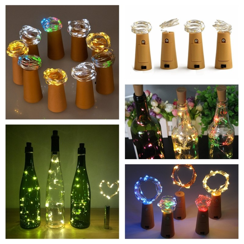 Lisslune | LED fairy lights for bottles – decorative lights with wire for creative lighting and DIY projects