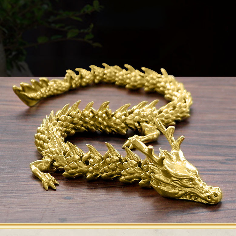 Lisslune | Golden Dragon with movable joints