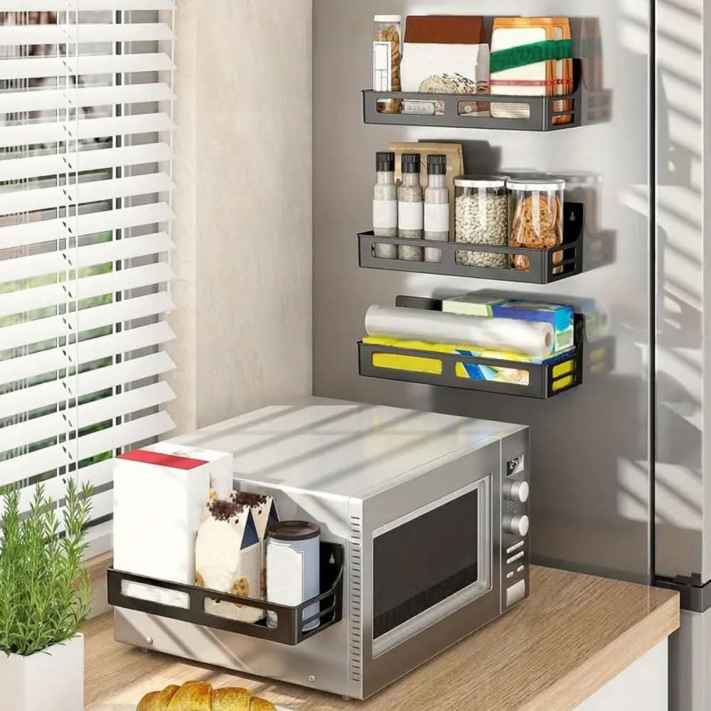 Lisslune | SpiceMagnet – Space-saving magnetic shelf organizer