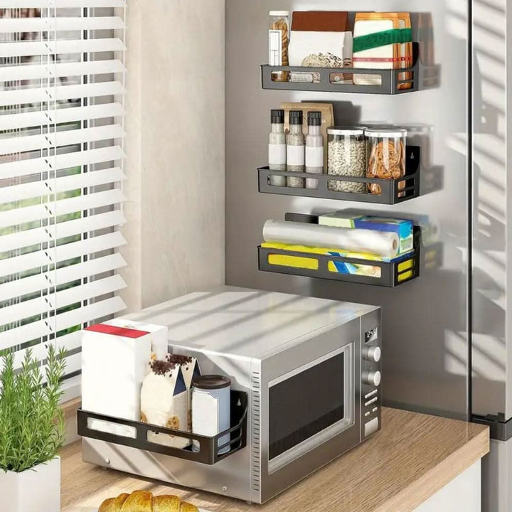 Lisslune | SpiceMagnet – Space-saving magnetic shelf organizer