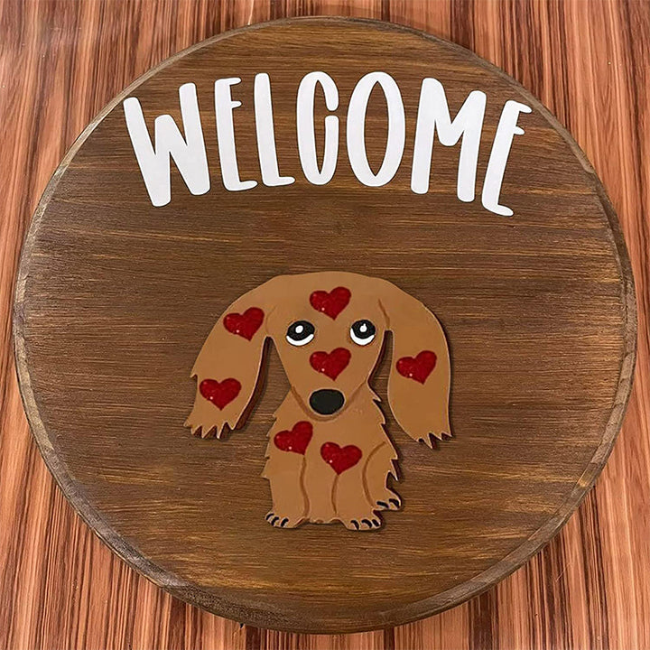 Lisslune | Dachshund door hanging decoration