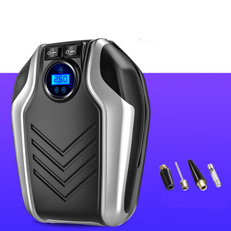 Lisslune | 12V Portable Digital Tire Inflator Air Compressor for Car Tires, with LED Light & Pressure Gauge