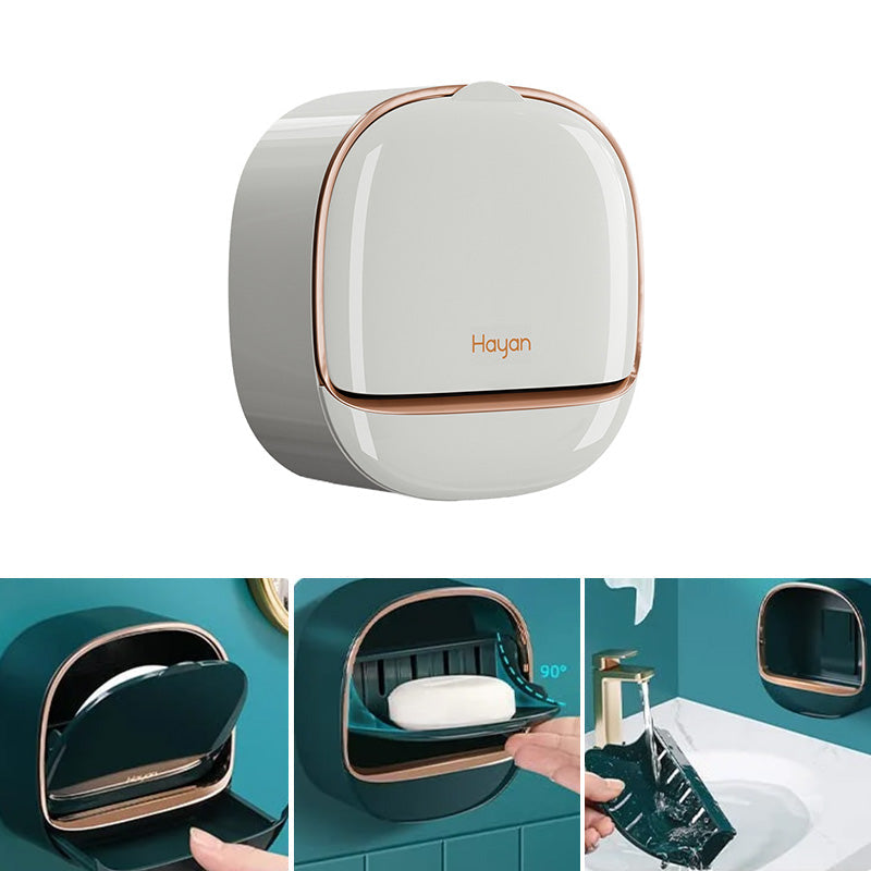 Lisslune | Waterproof soap dish with drainage box