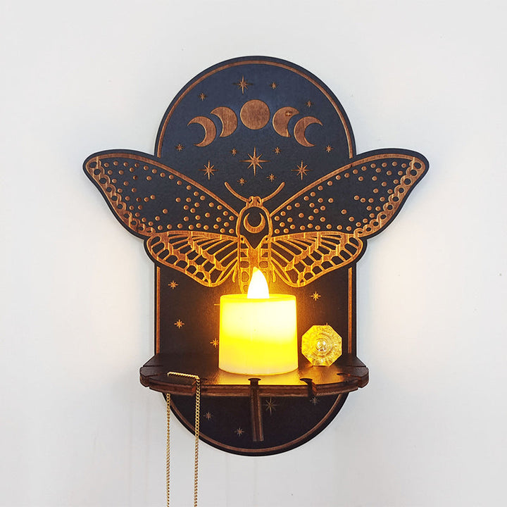 Lisslune | Creative Candle Holder Decoration Made of Wood
