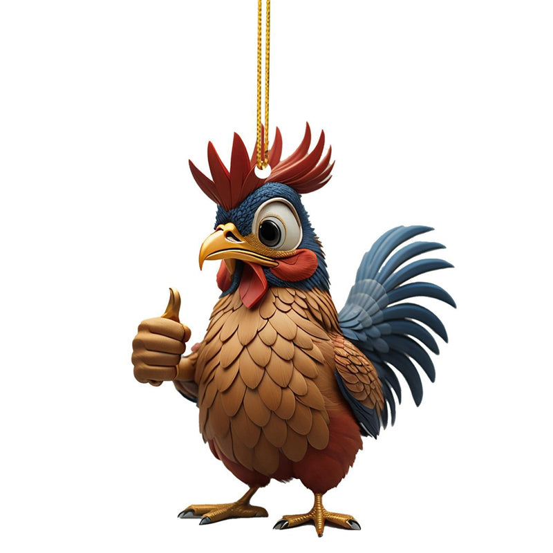 Lisslune | Cartoon Rooster Decorative Ornaments