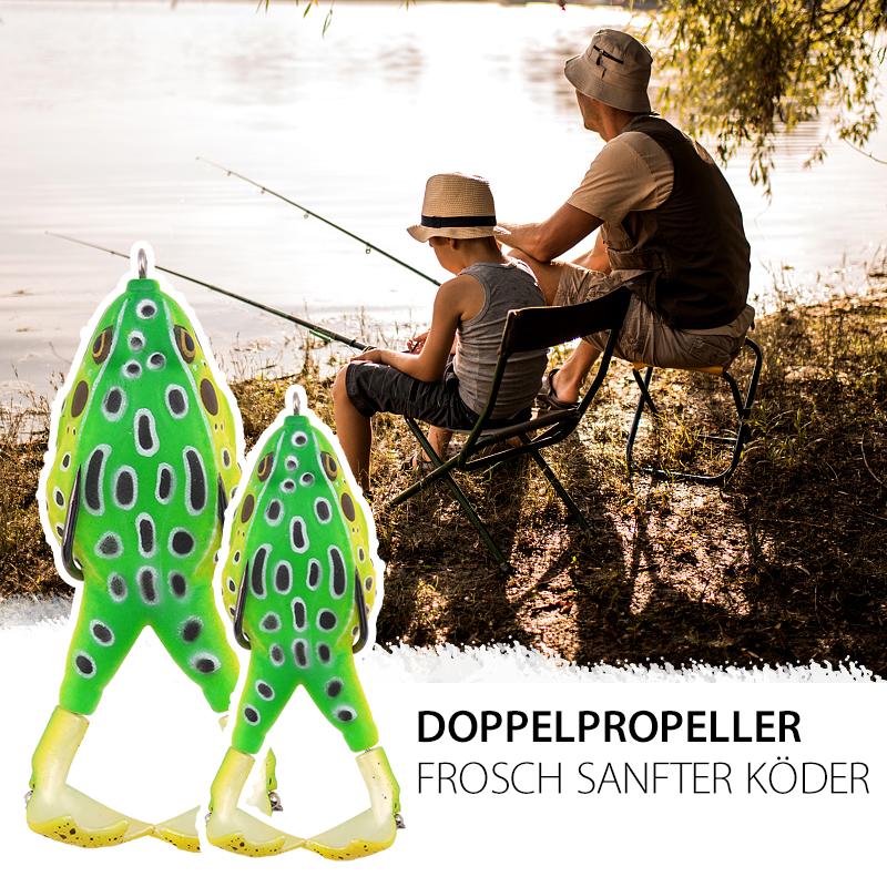 Lisslune | Double Propeller Frog Soft Lure