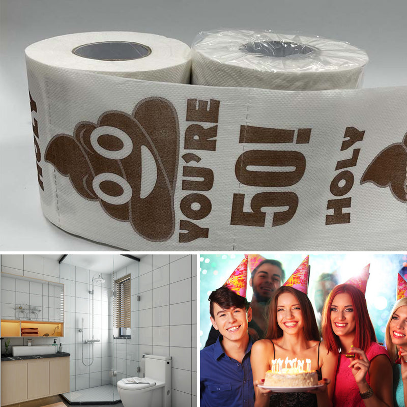 Lisslune | Poop Happy Birthday Printed Roll Paper