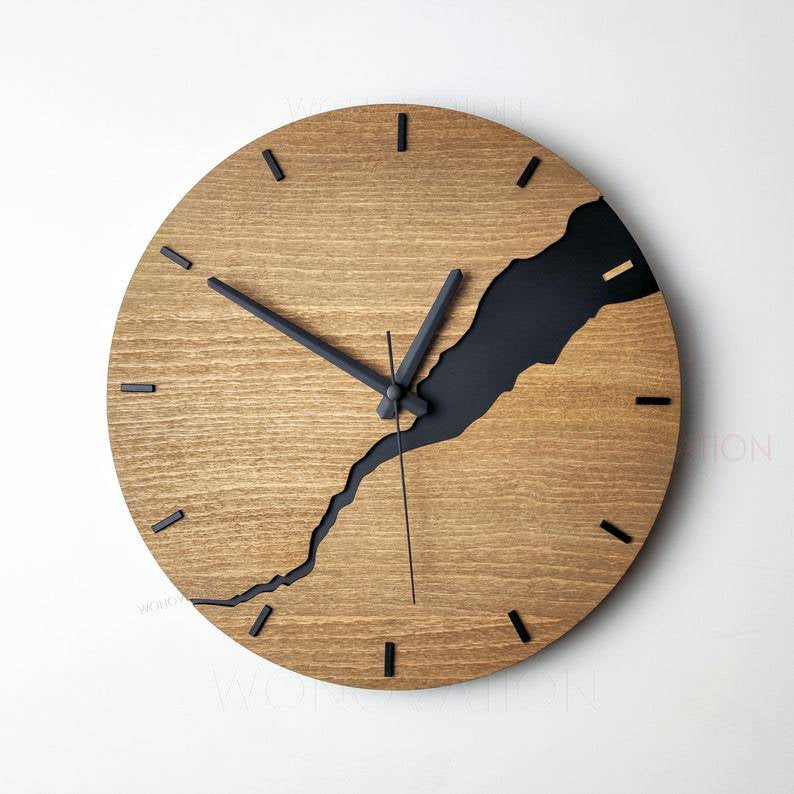 Lisslune | Luxury Wood Wall Clock - Timeless Design for Every Interior