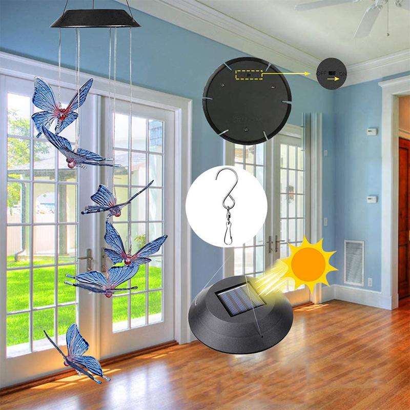 Lisslune | Solar-powered butterfly lights