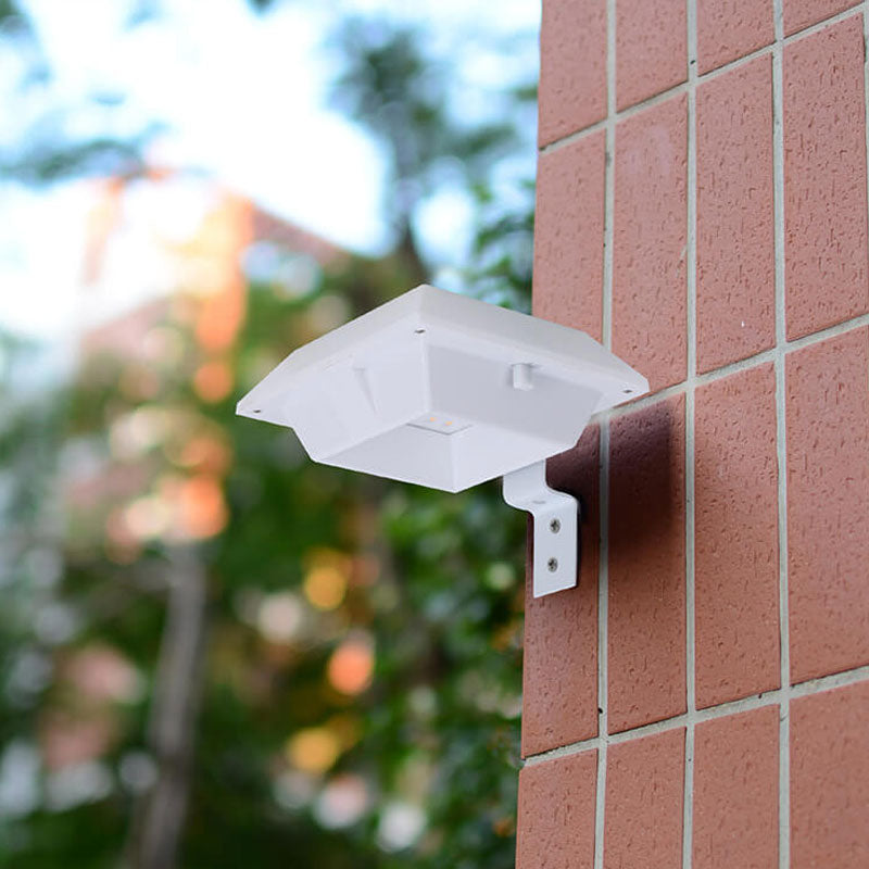 Lisslune | Solar UFO Shape Design Fence Light LED Outdoor Wall Lamp