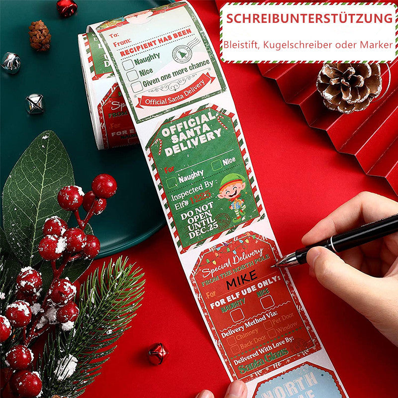 Lisslune | Christmas Decoration Sticker Roll (200 pieces)