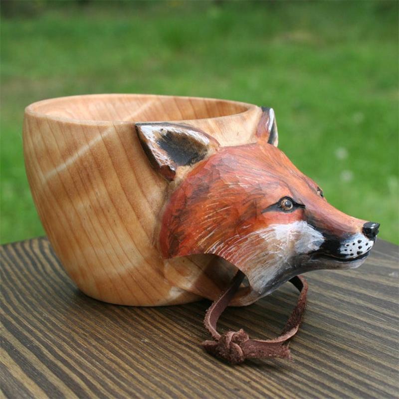 Lisslune | Animal Outdoor Wooden Cup