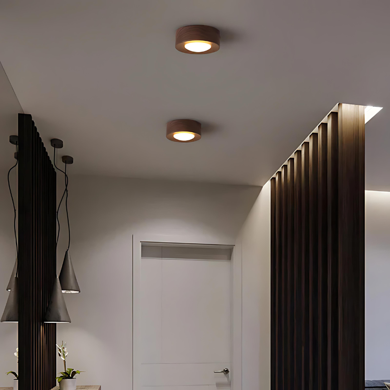 Lisslune | UniqueGlow | Nordic wood ceiling light
