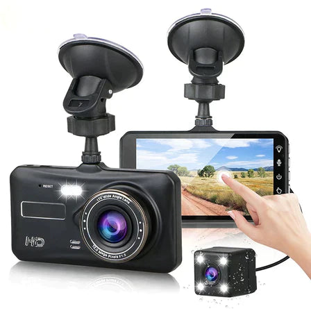 Lisslune | Wireless Dashboard Camera for Vehicle Car Front and Rear Double