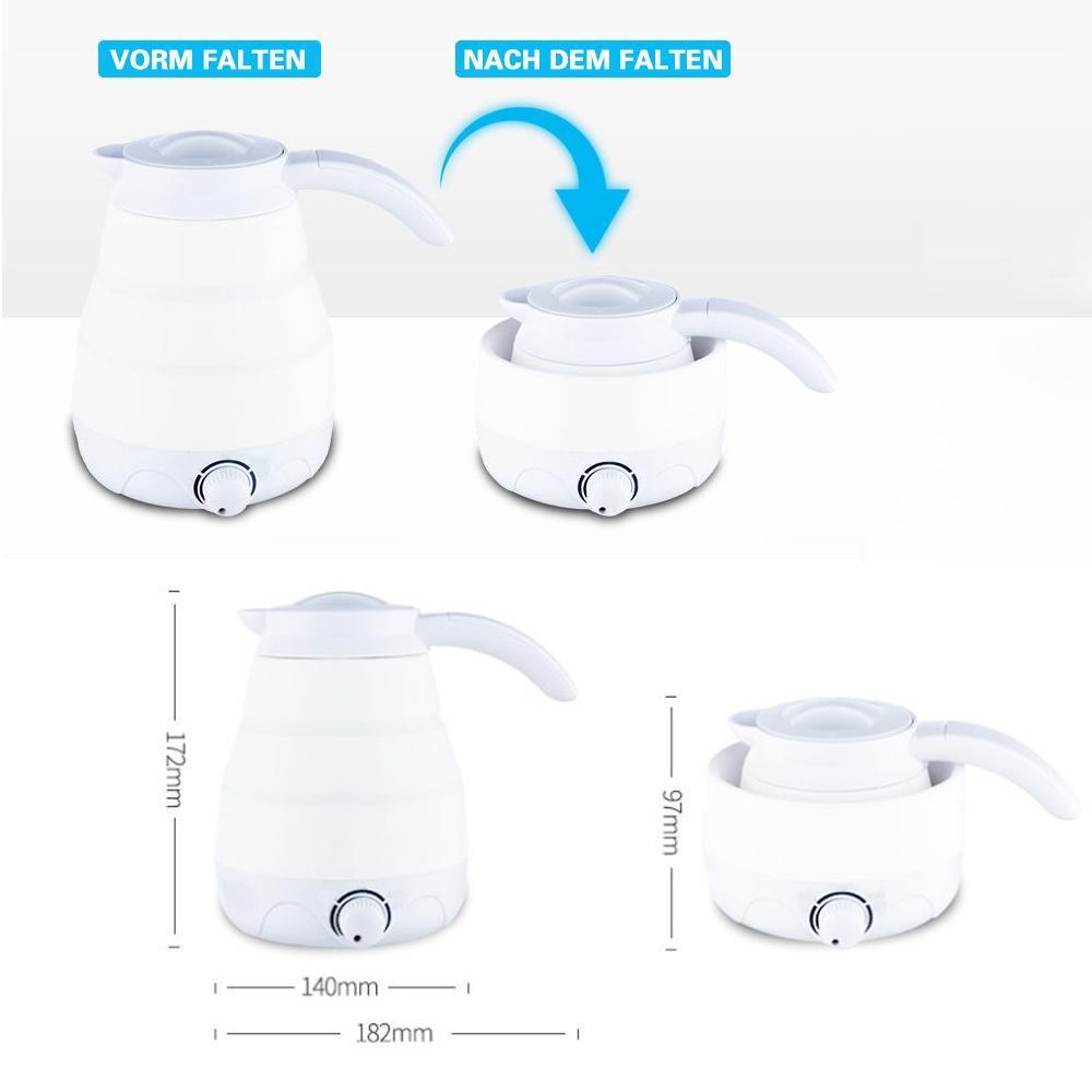 Lisslune | Portable travel silicone gel kettle with universal plug