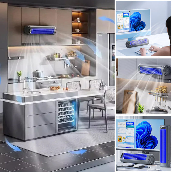 Lisslune | AirWave – Portable Rechargeable Air Conditioner with 12-Hour Battery Life