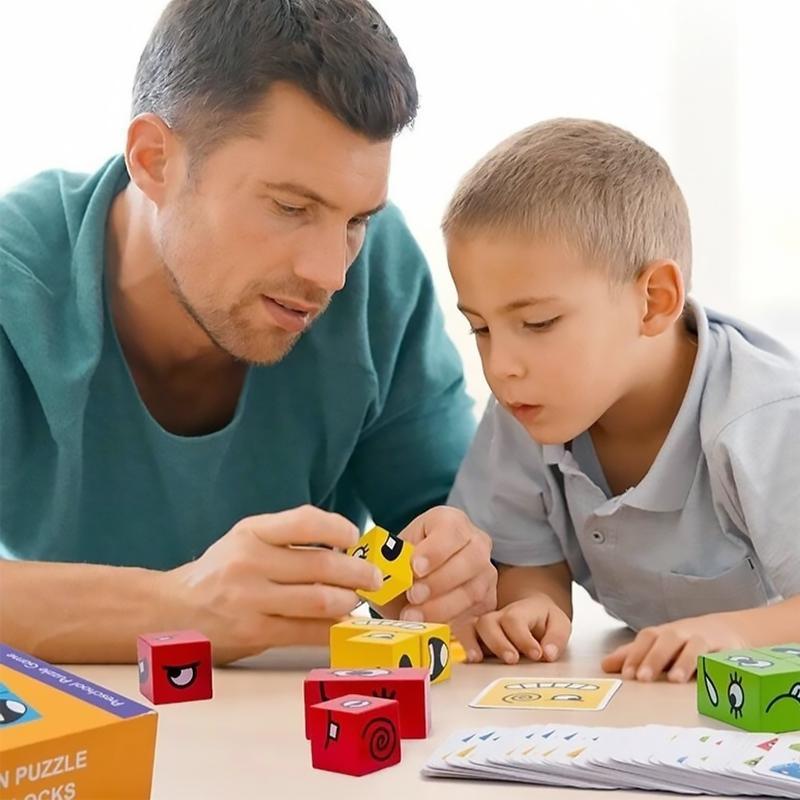 Lisslune | BlockiMix Wooden Puzzle Game – Colorful Educational Blocks for Toddlers and Preschoolers