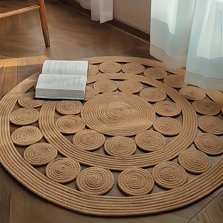 Lisslune | LunaWeave Round Rug – Stylish & Natural Design