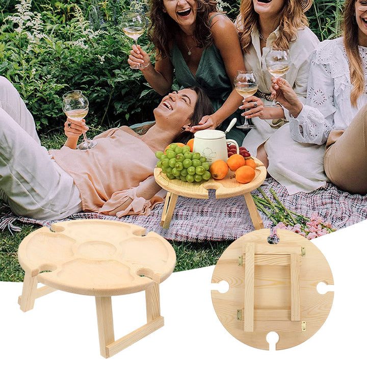 Lisslune | Foldable Picnic Table made of Wood