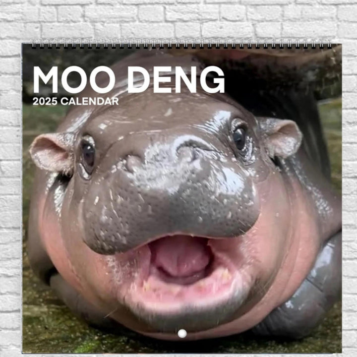 Lisslune | Moo Deng Calendar | Calendar 2025