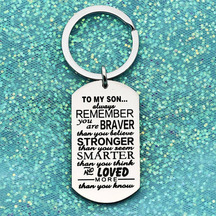 Lisslune | Mother's Day Engraving Metal Keychain with Box