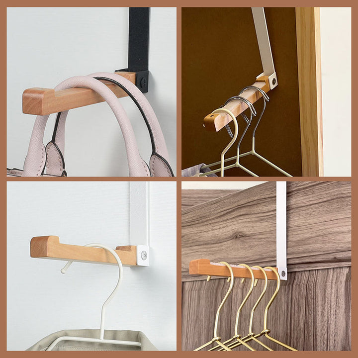 Lisslune | Foldable Wood Door Hooks