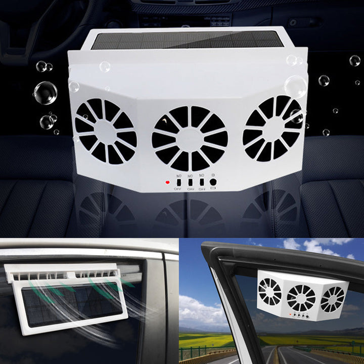 Lisslune | Solar vehicle exhaust fan