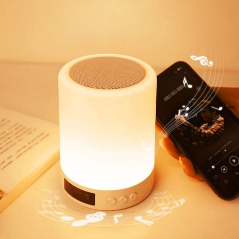 Lisslune | Bluetooth Speaker&Colorful Lighting Table Lamp