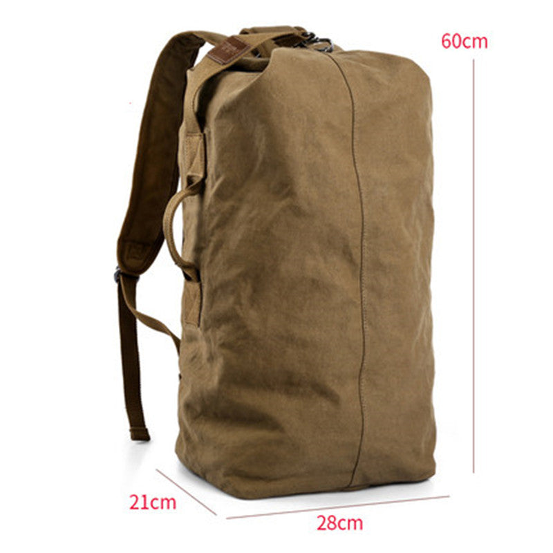 Lisslune | Large Capacity Canvas Backpack, with Sturdy Material, Multiple Interior Pockets and Multi-purpose Utility, for Outdoor & Travel, Men and Women