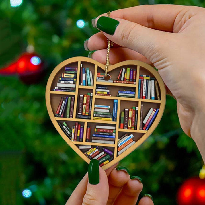 Lisslune | Sweet Heart Shaped Book Shelf Decoration