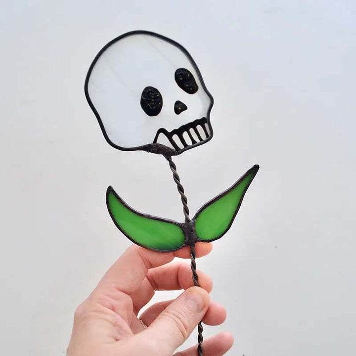 Lisslune | Early Halloween💀Skull Stained Glass Plant
