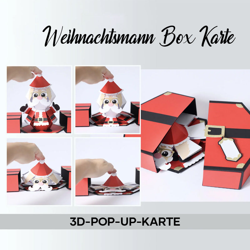 Lisslune | 3D-Popup-Box-Card "Santa Claus Prank"