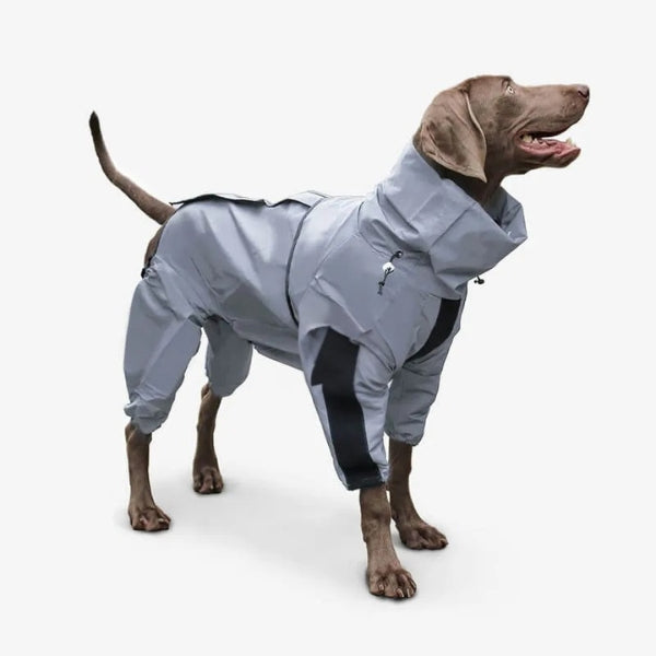 Lisslune | Waterproof Dog Coat with Legs – Reflective Dog Rain Jacket for Small & Large Breeds | Best Rain Coat for Dogs UK