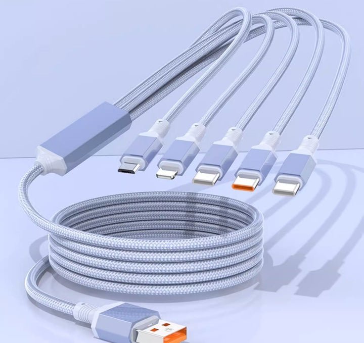Lisslune | 100W Fast-Charge 5-in-1 Data Cable- Power Up