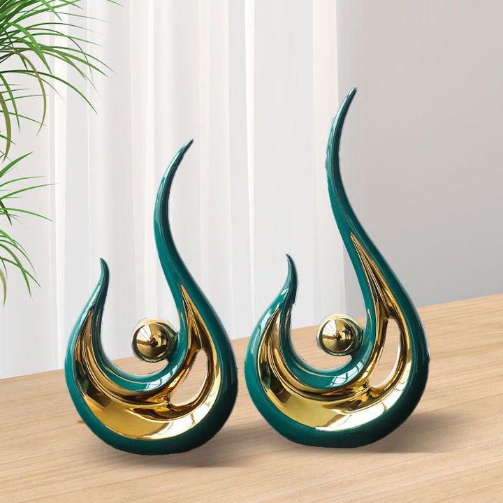 Lisslune | Artglam | Abstract Ceramic Figures | Add Style and Sophistication to Your Interior