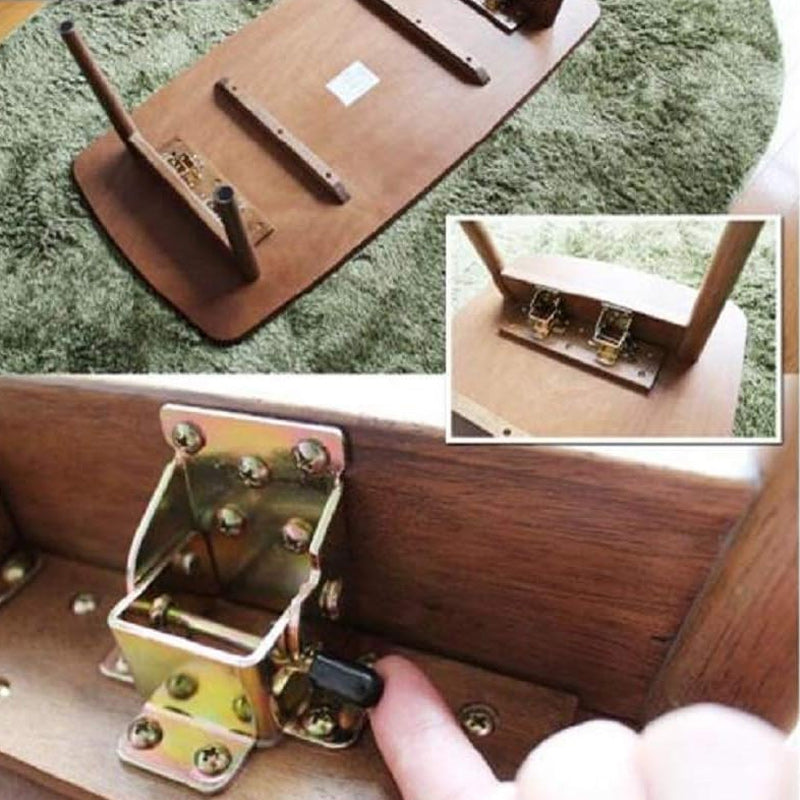 Lisslune | Lockable hinges for table legs