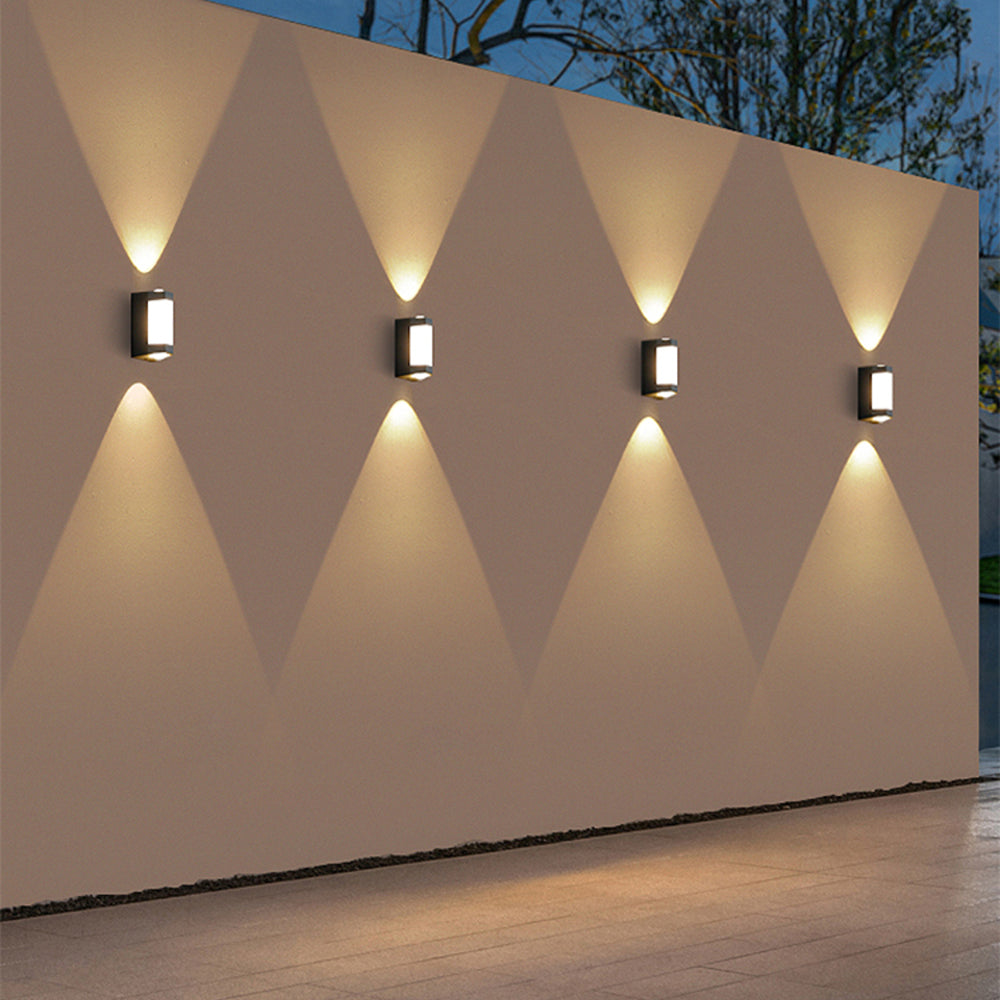 Lisslune | Solara Outdoor Wall Lamp – Mains Powered LED Lighting for Garden & Garage