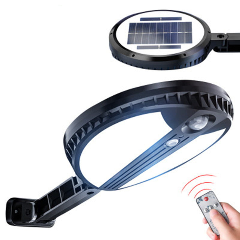 Lisslune | Ultra Bright Outdoor Solar Light with Remote Control, Three Light Modes, for Outdoors, Courtyard, Home, Corridor, Fence and Road