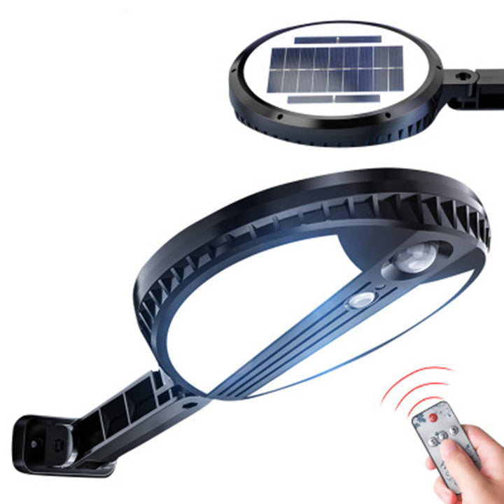 Lisslune | Ultra Bright Outdoor Solar Light with Remote Control, Three Light Modes, for Outdoors, Courtyard, Home, Corridor, Fence and Road