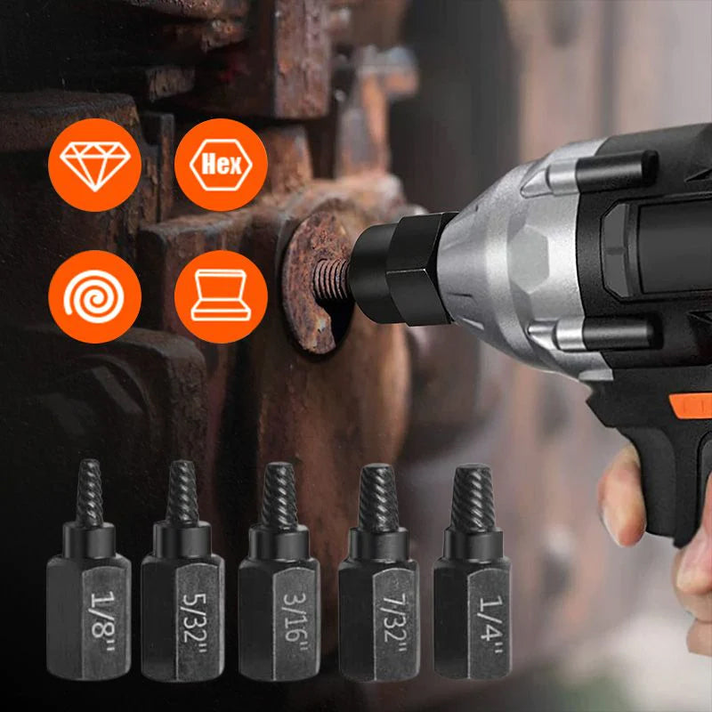 Lisslune | Screw and Bolt Extractor Set