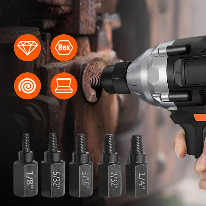 Lisslune | Screw and Bolt Extractor Set