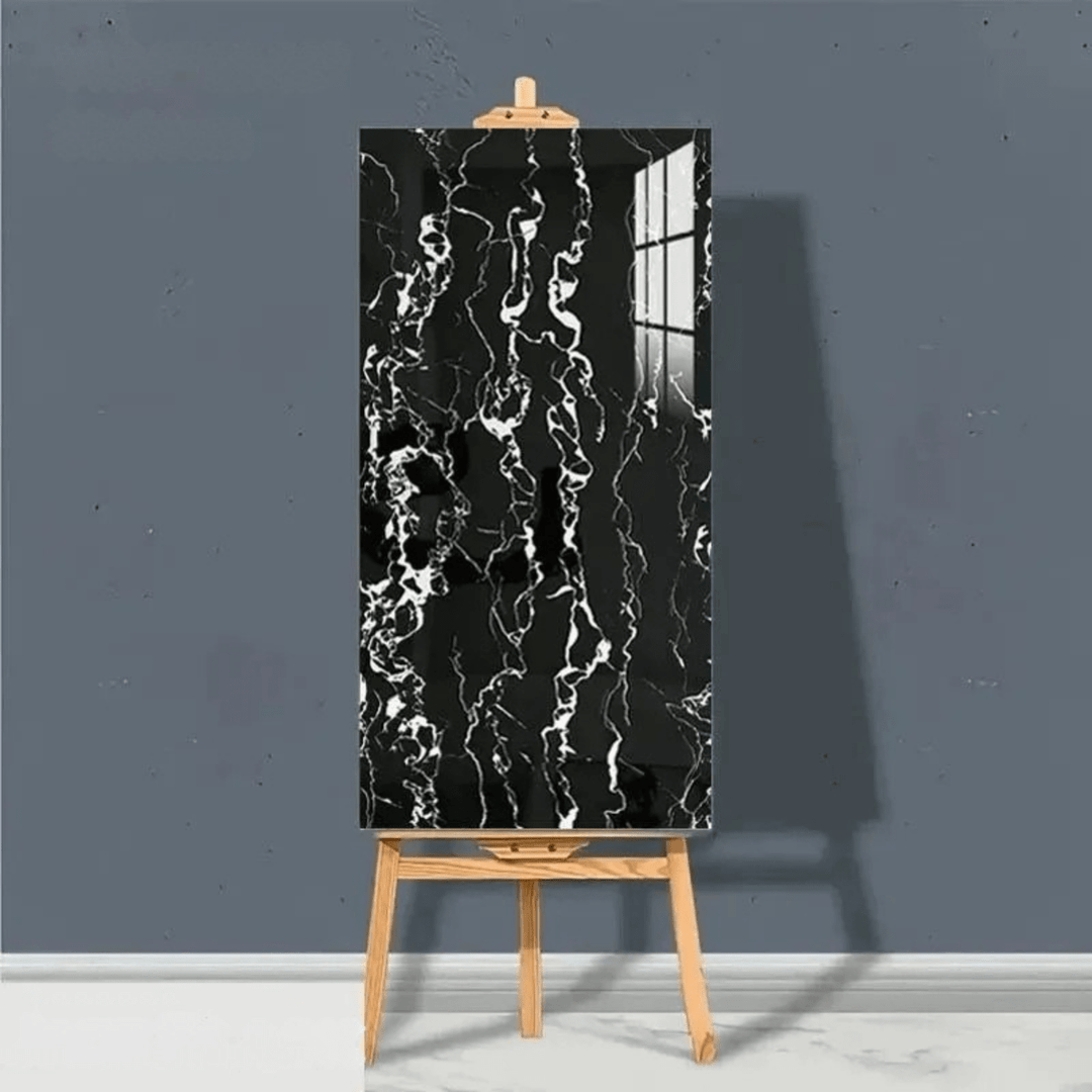 Lisslune | Self-adhesive marble PVC floor tiles 60×30 cm