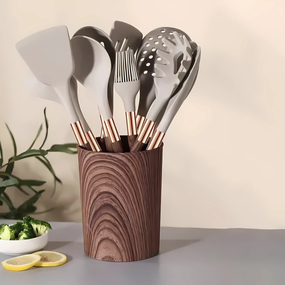 Lisslune | Luxe Silicone Cooking Utensils | 10 Pcs Set
