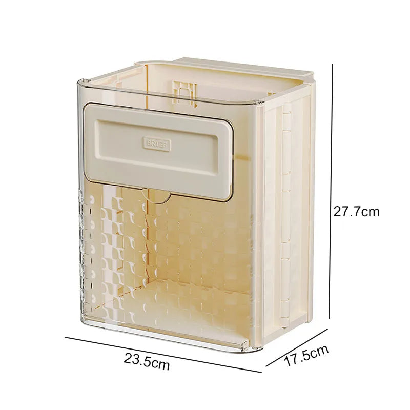 Lisslune | Space Saver Door Hanging Foldable Garbage Can