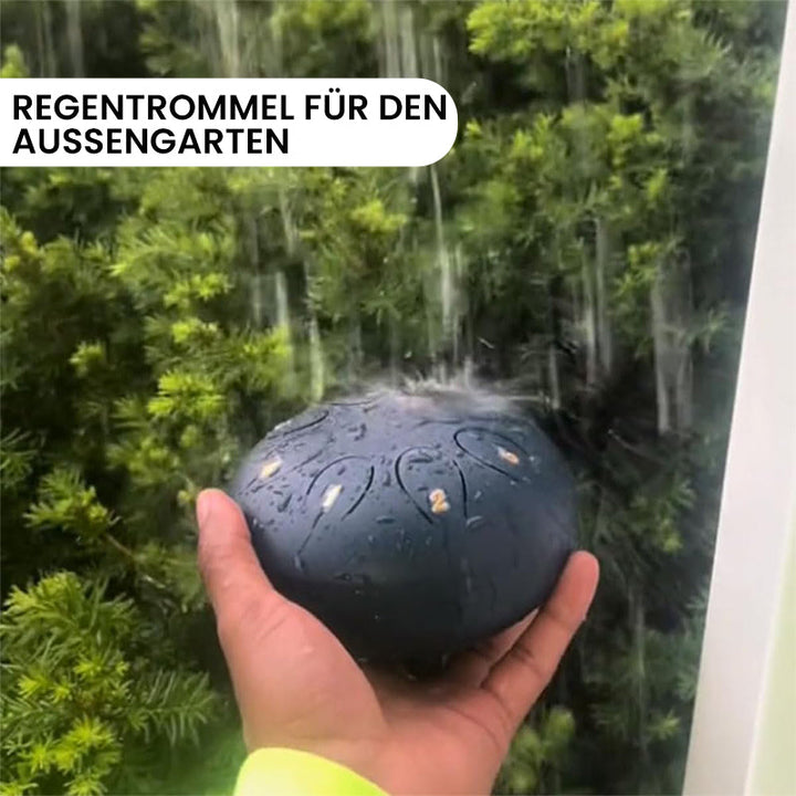 Lisslune | Rain drum as garden instrument