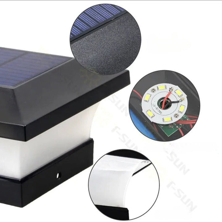Lisslune | LumaGate - Solar fence lamp
