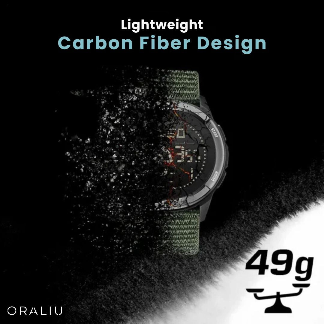 Lisslune | Carbon Fiber Outdoor Watch – Lightweight & Ultra-Durable