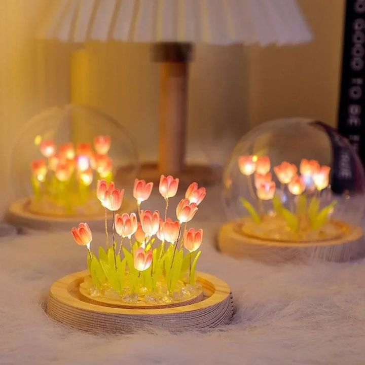 Lisslune | DIY glowing tulip night light